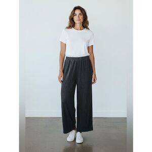 Oska Trouser Pants Pull On Wide Leg in Slovakia Gray Size 2 (US 8-10)